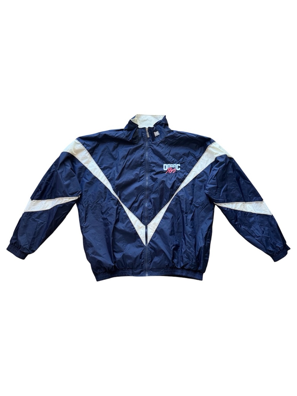 Vintage OMBAC San Diego Rugby Windbreaker Jacket XXL